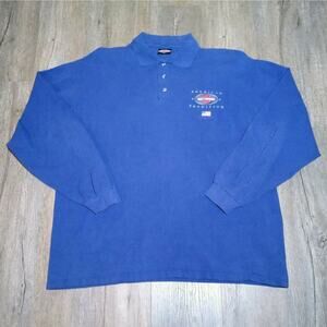 Harley Davidson Longhorn Grand Prairie TX Long Sleeve Polo Men’s Size XL Shirt